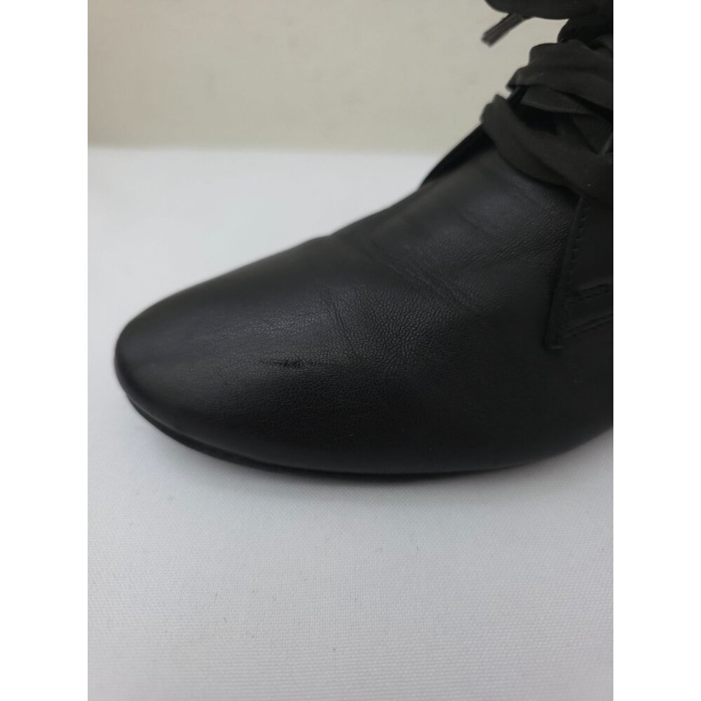 Andre Assous Black Leather Lace-Up Derby Shoes Flats Women's Sz 37/6-6.5 - Picture 8 of 8